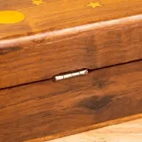 Шкатулка "День и ночь" 18х13х6 см, дерево шишам