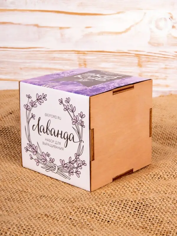 Набор для выращивания &laquo;Экокуб Lite&raquo;, лаванда