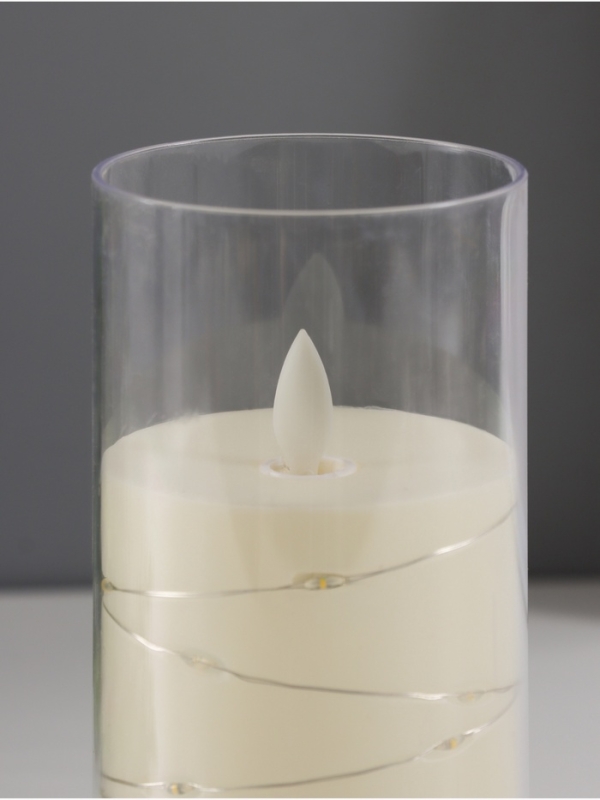 Ночник свеча Ночник свеча "Романтик" LED 3xААА 7,5х7,5х15см