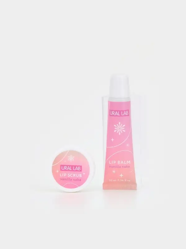 Подарочный набор новогодний Winter Fantasy, бальзам и скраб для губ, URAL LAB
