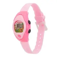 Часы наручные электронные, детские "Птички", ремешок силикон, розовый