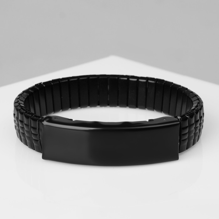 Браслет мужской &laquo;Каркас&raquo; тьма, цвет чёрный, d=6,5 см
