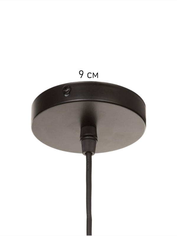 Светильник Paul 1х40Вт Е27 пр-1м черный 20х20х17,5см