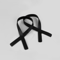 Ручки для сумки, пара, 52 ± 2 × 2 см, цвет чёрный Ручки для сумки, пара, 52 ± 2 × 2 см, цвет чёрный