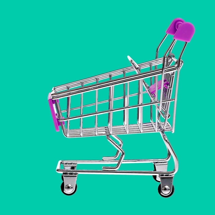 Тележка для покупок &laquo;Мини&raquo;, цвета МИКС