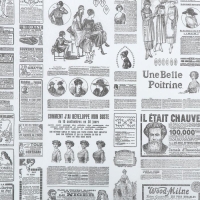 Бумага силиконизированная &laquo;Газета&raquo;, для выпечки, 0,38 х 5 м