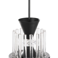 Подвес "Капель" 1х60Вт Е27 Черный