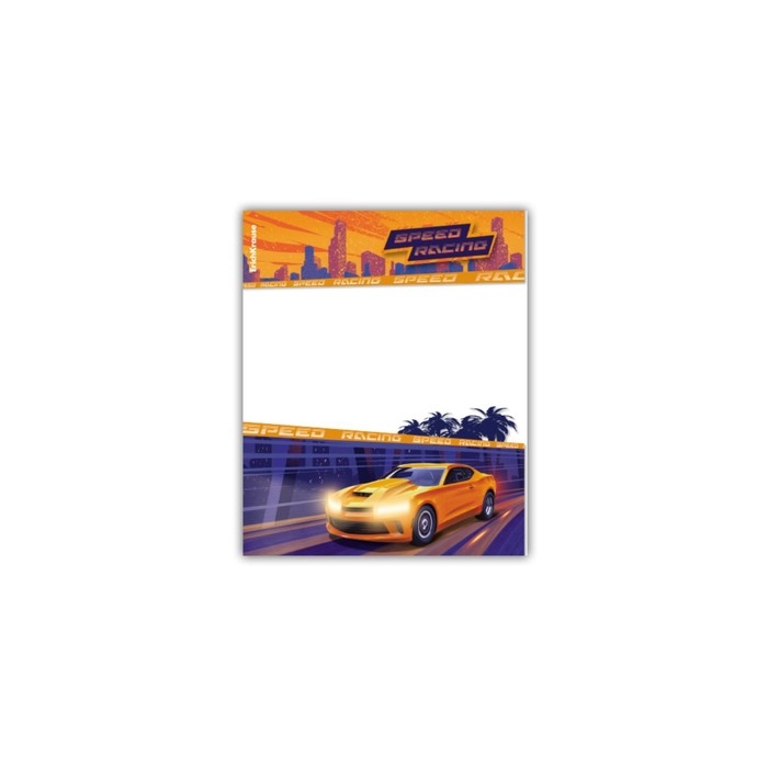 Набор обложек ПП 12 шт, 212 х 347 мм, 80 мкм, ErichKrause "Sport Car", для тетрадей и дневников, фиксированная, прочные швы, микс