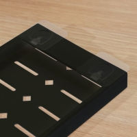 Держатель для ножей настенный Доляна &laquo;Вог&raquo;, цвет чёрный