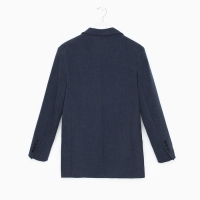 Пиджак женский с боковыми разрезами MIST размер 44-46, цвет синий