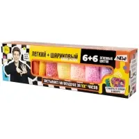 Игрушка в наборе Легкий пластилин Влад А4 12 шт с шариковым пластилином огненные цвета коробка 10948