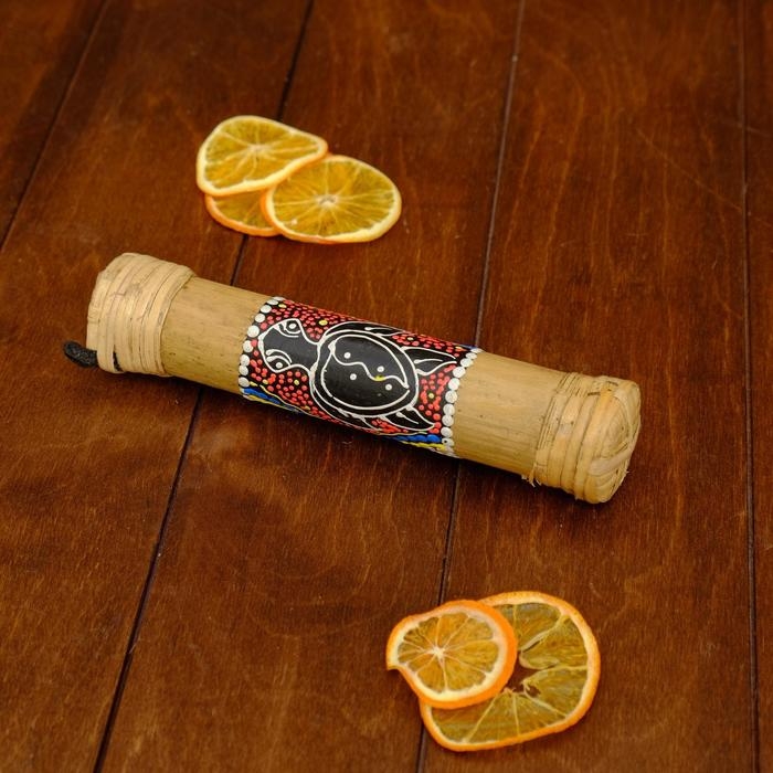 Сувенирный музыкальный инструмент "Посох дождя" 20 см МИКС