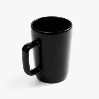 Кружка Vierra с крышкой-костером, черная