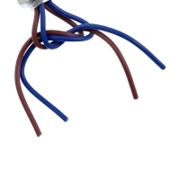 Патрон подвесной, Е27, двойной, 1м, 220В, материал джут