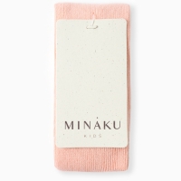 Колготки детские с лямками MINAKU, цв.персиковый, рост 74-80