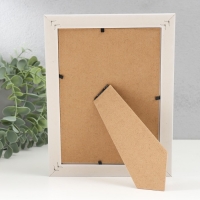 Фоторамка пластик 13х18 см "Чёрные линии на белом" 21,5х16,5 см