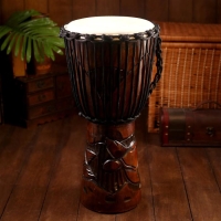 Сувенирный музыкальный инструмент "Барабан Джембе" 50х26х26 см Сувенирный музыкальный инструмент "Барабан Джембе" 50х26х26 см