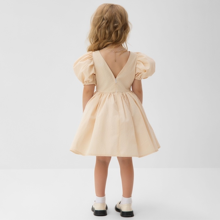 Платье нарядное детское MINAKU: PartyDress, цвет молочный, рост 110 см Платье нарядное детское MINAKU: PartyDress, цвет молочный, рост 110 см