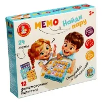 Настольная игра &laquo;Мемо. Найди пару&raquo;
