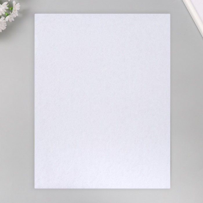 Фетр 1 мм "Бело-голубой" набор 4 листа 30х40 см