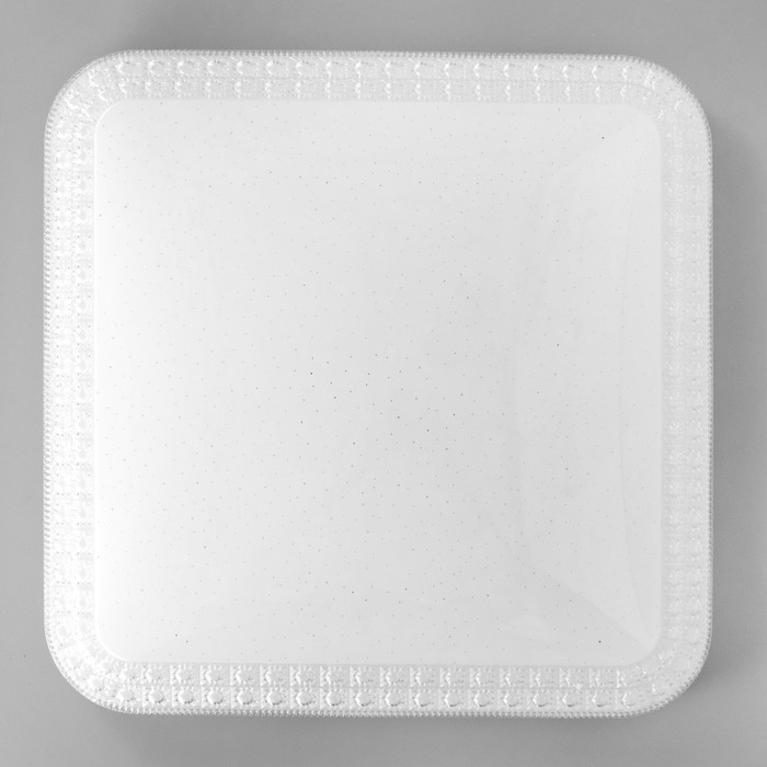 Светильник с ПДУ "Звездное небо" LED 80Вт 3000-6000К прозрачно-белый 50х50х8 см