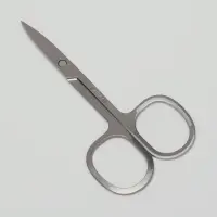 Ножницы маникюрные, загнутые, широкие, 9 см