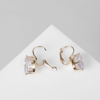 Серьги со стразами &laquo;Блик&raquo; овал, цвет МИКС