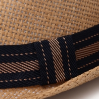 Шляпа мужская MINAKU "Пляж", размер 58, цвет коричневый