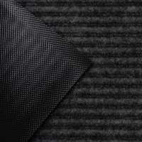 Коврик придверный влаговпитывающий, ребристый, &laquo;Стандарт&raquo;, 40&times;60 см, серый