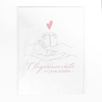 Папка для свидетельства о рождении «Ты наше счастье», 23,5 х 31,5 см. Папка для свидетельства о рождении «Ты наше счастье», 23,5 х 31,5 см.