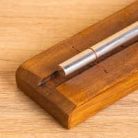 Сувенирный музыкальный инструмент "Ксилофон" махагон, алюминий, 19х6,5х3 см