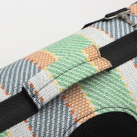 Сумка-переноска каркасная "Полосы", размер M,  43 х 21 х 26 см