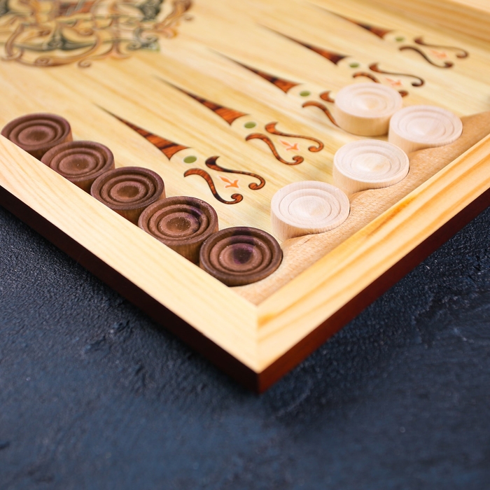 Нарды средние &laquo;Щука&raquo; 50 &times; 50 см