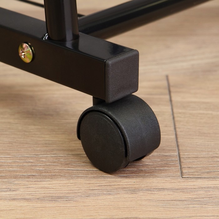 Зеркало напольное "Basic", на колёсиках, 44 х 160см, черное