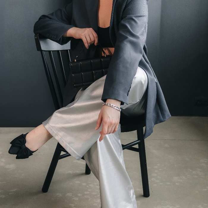 Браслет металл &laquo;Цепь&raquo; ремень, цвет серебро, L=16 см