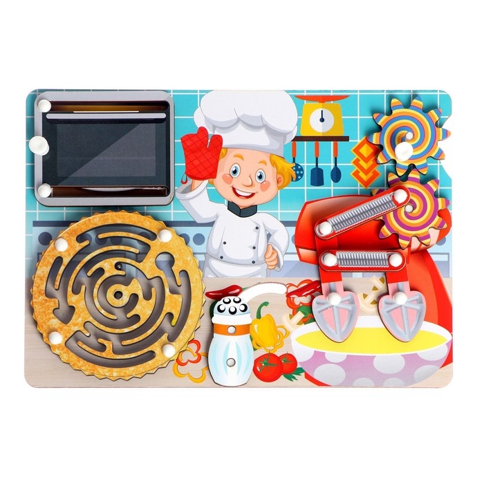 Бизиборд - обучающая доска &laquo;Пекарь&raquo;