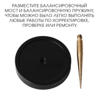 Держатель "моста" баланса, для ремонта наручных часов, 3.1 х 3.5 см Держатель "моста" баланса, для ремонта наручных часов, 3.1 х 3.5 см