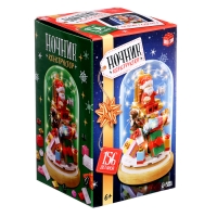 Конструктор блочный ночник &laquo;Дед Мороз&raquo;, 156 деталей, с гирляндой