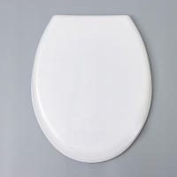 Сиденье для унитаза с крышкой, снежно-белое