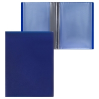 Папка с 40 вкладышами А4, 500 мкм, Calligrata, черничная Папка с 40 вкладышами А4, 500 мкм, Calligrata, черничная