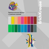 Пластилин 18 цветов, 288 г, ErichKrause "Классический", в картонной упаковке Пластилин 18 цветов, 288 г, ErichKrause "Классический", в картонной упаковке