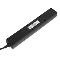 Сетевой фильтр 5bites SP6B-250 6S, 6 розеток, 5 м, 10 А, 3х0.75 мм2, с з/к, с выкл., черный