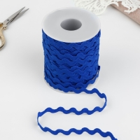 Тесьма отделочная &laquo;Вьюнчик&raquo;, 5 мм, 27 &plusmn; 1 м, цвет синий