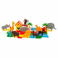 Конструктор &laquo;Зоопарк&raquo;, 117 деталей