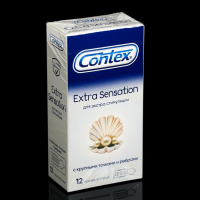 Презервативы Contex Extra Sensation с крупными точками и ребрами, 12 шт Презервативы Contex Extra Sensation с крупными точками и ребрами, 12 шт