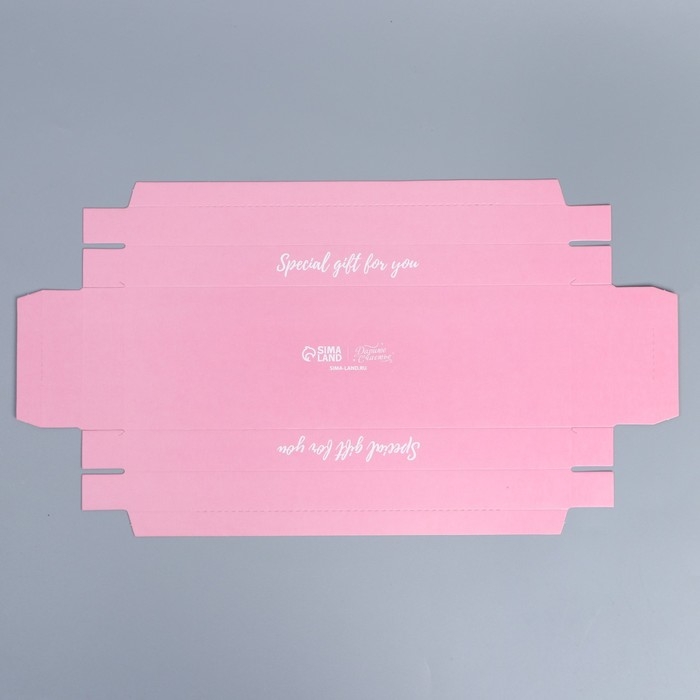 Коробка кондитерская для муссовых пирожных &laquo;Сердечки&raquo;, 27 х 8.6 х 6.5 см