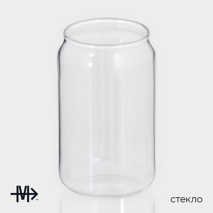 Стаканы &laquo;Брук&raquo;, 350 мл, 7&times;12 см, набор 2 шт, стекло, прозрачные