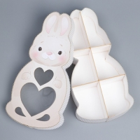 Коробка подарочная, кондитерская упаковка &laquo;Зайчик&raquo;, 13 х 26 х 5 см