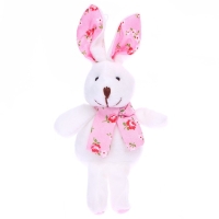 Мягкая игрушка &laquo;Кролик в шарфе&raquo;, цвета МИКС