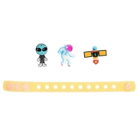 Милый браслетик &laquo;Джибитсы: Космос&raquo;, светящийся, силиконовый